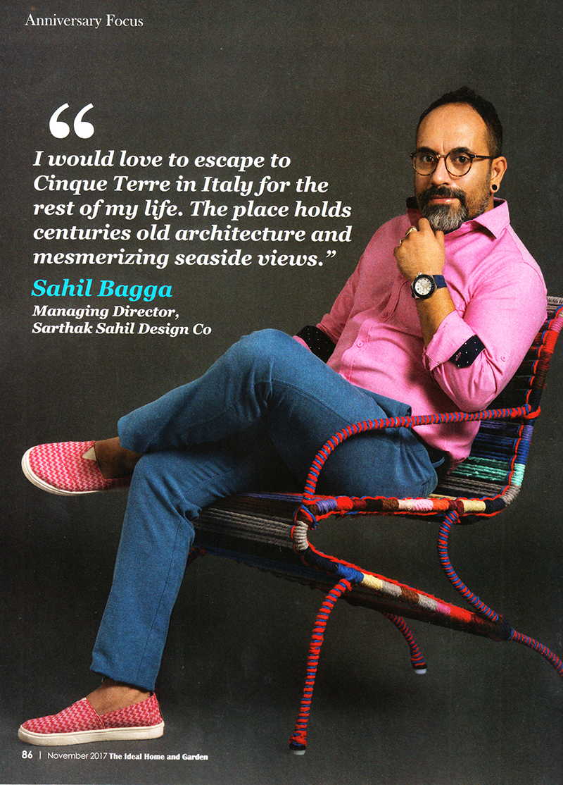 Ideal Home magzine page 86 Sahil Bagga